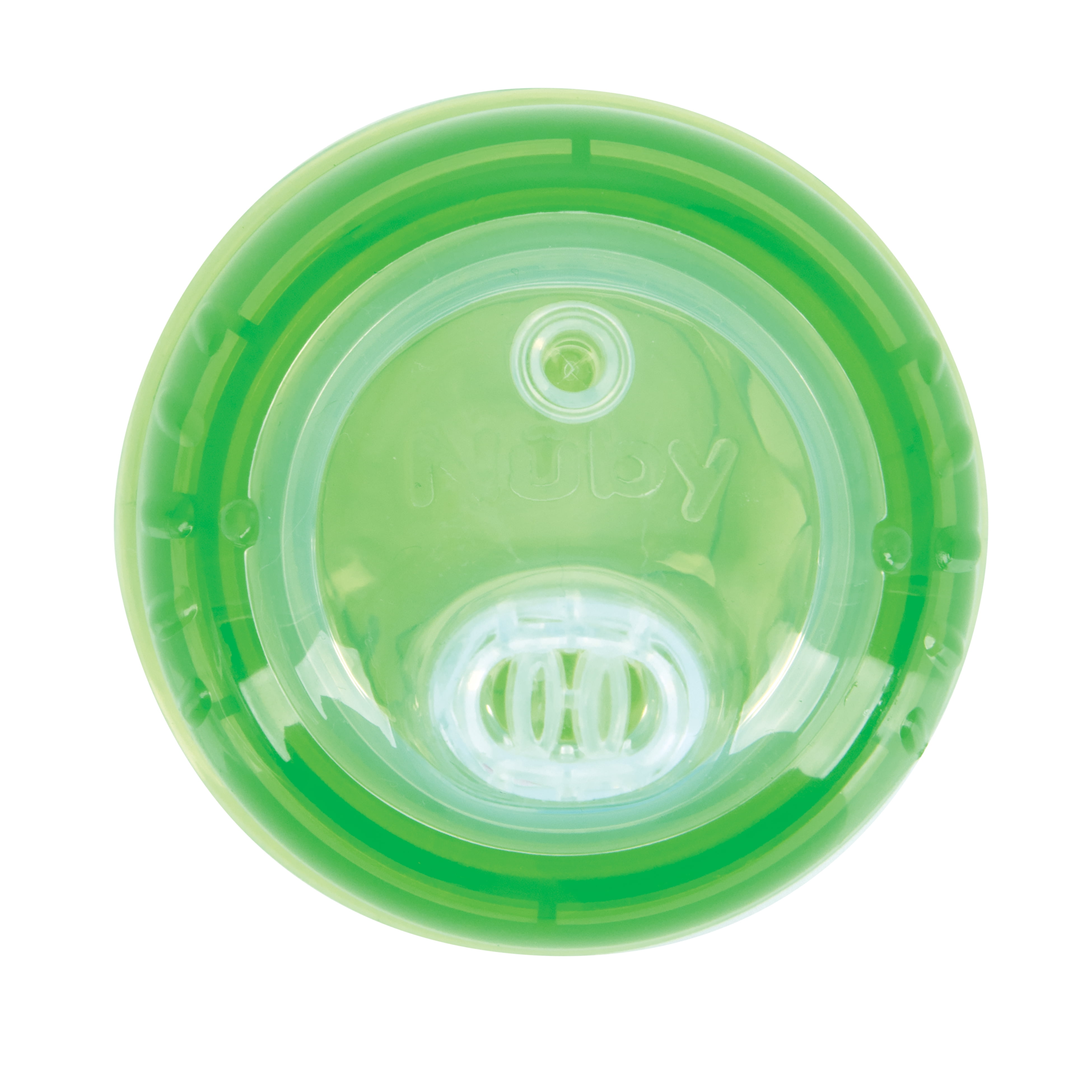 (4 pack) Nuby 1pk 10oz Gripper Cup with Silicone Spout Green