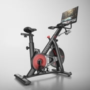 Yesoul G1M Plus Smart Exercise Bike with Screen, Magnetic Stationary Bike for Home Gym, Low Noise Indoor Cycling Bike with Tablet Mount