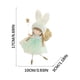 thumbnail image 3 of Colgante de adorno para árbol de Navidad | Alas y orejas de ángel con vestido de malla | Lindo colgante de hada para niña para decoración navideña, 3 of 4