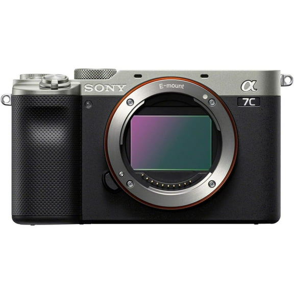 Restored Sony Alpha 7C Full-Frame Mirrorless Camera - Silver (ILCE7C/S) (Refurbished)