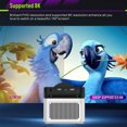 thumbnail image 2 of Tholdsy El proyector HY450 experimenta claridad y brillo de 8K con WiFi HD de 8K compatible con OFFSET de 700 lúmenes Sistemas de cine en casa, 2 of 6
