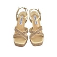 thumbnail image 2 of Lady Couture Daisy Rhinestone Heel Platform Sandal, Gold, 12, 2 of 5