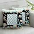 thumbnail image 2 of Summer Pillow Covers Anchor Sea Beach Starfish Mason Jar Pillows Decorative Throw Pillows Summer Decorations Farmhouse Decor Cushion Case for Sofa Couch, 2 of 6