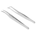thumbnail image 5 of Professional Sturdy Eyelash Grafting Tweezers Easy Application Eyelash Artists 14.5x2.8cm 2Pcs, 5 of 5