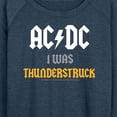 thumbnail image 3 of ACDC - I Was Thunderstruck - Women's Lightweight French Terry Long Sleeve Shirt, 3 of 5