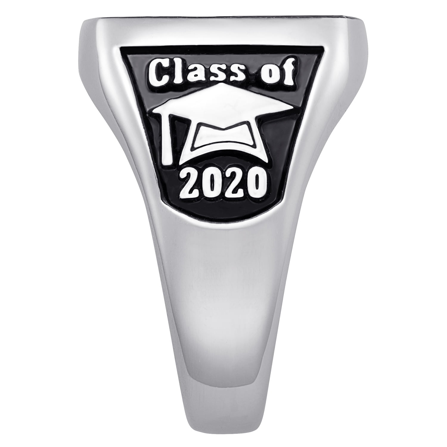 Order Now for 2025 Graduation, Freestyle Men's Celebrium Rectangle Signet Class Ring, Personalized, High School or College Graduation