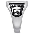 thumbnail image 4 of Order Now for 2025 Graduation, Freestyle Men's Celebrium Rectangle Signet Class Ring, Personalized, High School or College Graduation, 4 of 4