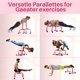 thumbnail image 5 of Barras Parallettes AmazeFan Push Up para entrenamiento de fuerza, 42 x 25 x 25 cm, 5 of 7