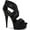 Black Elastic/Black, variant on Women's Pleaser Delight 669