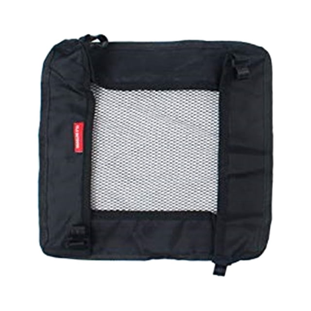 EeaseCA Outdoor Folding Table Storage Hanging Net Basket Picnic Table Storage Rack-Size L(Black)