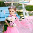 thumbnail image 4 of Ayieyill Princess Dress up Clothes for Little Girl, 11Pcs Princess Cape with Crown, Princess Dresses for Girl 3-8 Birthday Gift, 4 of 7