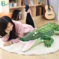 thumbnail image 4 of 105/165cm Stuffed Animal Real Life Alligator Plush Toy Simulation, 4 of 5