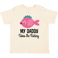 thumbnail image 3 of Inktastic Girls Fishing with Daddy Girls Toddler T-Shirt, 3 of 5