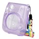 thumbnail image 1 of Funda protectora de cristal, compatible con cámara instantánea , funda rígida para PC, con correa de hombro desmontable - Púrpura Sunnimix Caja de cristal para cámara, 1 of 6