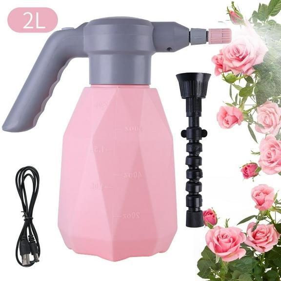 2L Electric Spray Bottle Plant Mister Rechargeable Automatic Plant Watering Can