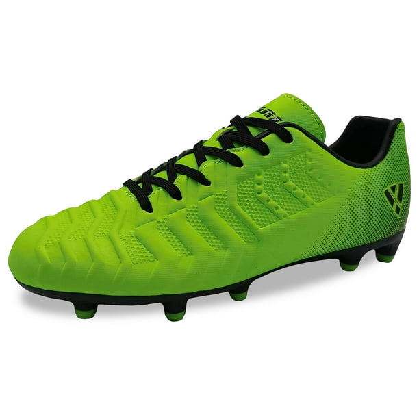 Vizari Laguna FG Soccer Cleats for Kids Child Football Shoes with Comfort Fit Durable Construction Maximum Traction on Outdoor Fields Lime Green Black 4.5 Walmart
