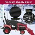 thumbnail image 2 of Compact Tractor Cover Compatible with Kubota,John Deere,Mahindra, Bobcat,Tractor Accessories Waterproof Heavy Duty 600D, 2 of 6