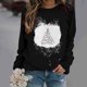 thumbnail image 2 of Sudadera Navideña de Cuello Redondo Para Mujer, Moda de Verano, Estampado Informal, Camiseta Holgada de Manga Larga, Top, Blusa, Jersey Odeerbi ODB197096, 2 of 6