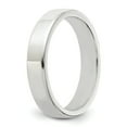 thumbnail image 6 of Chisel QWFB040-10 4 mm Sterling Silver Flat Band, Size 10, 6 of 7