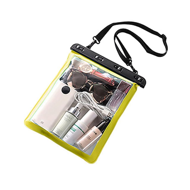 Waterproof Shoulder Bag Swimming Surfing Beach Water Playing Phone Transparent Toiletry Pouch