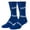 Navy blue, variant on Crazy Socks, Frosted Flakes & Tony The Tiger, Men's Crew Socks Novelty Print