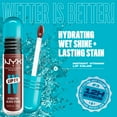 thumbnail image 5 of NYX Professional Makeup Lip IV Hydrating Lip Gloss & Lip Stain with Coconut Water, Mocha Me We, 0.16 fl oz, 5 of 12