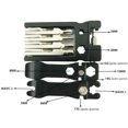 thumbnail image 4 of fastboy 19 In 1 Bike Repair Tools Kit Removal Tools Screwdrivers Lever Wrench Folding Multi -tool black 75*39mm 1Set, 4 of 5