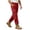 A-Brown, variant on Cargo Pants for Men, Lightweight Multi-Pockets Outdoor Hiking Pants Elastic Waist Straight Leg Work Pants, Size M-3XL