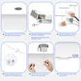 thumbnail image 2 of YUTRON 4 Inch 3CCT LED Recessed Slim Pot Light, Easy Color-Changeable by Wall Switch, Dimmable IC-Rated Damp Location, ETL and Energy Star Ceiling Li, 2 of 7
