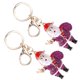 thumbnail image 3 of uds Santa llavero colgante coche de Navidad lindo colgante de moda lindo encanto decoraciones rosa rojo, 3 of 5