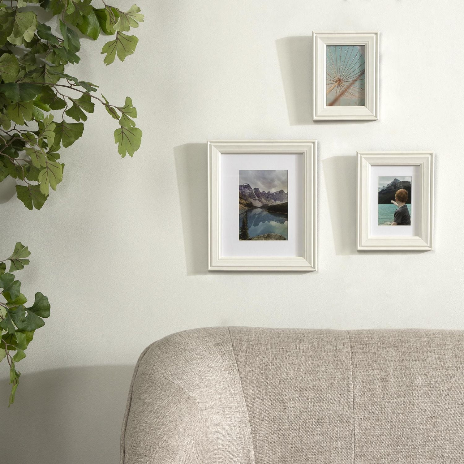 hometrends Brimstead White Tabletop Picture Frame, 4" x 6"