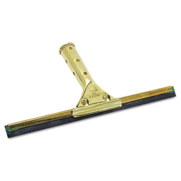 Unger UNGGS300 12 in. Golden Clip Brass Squeegee Complete