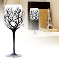 thumbnail image 2 of Binwennn Gobelet en Verre Peint à la Main, Quatre Verres Rouges Saisonniers, Tasses Élégantes pour Cuisine, Tasses en Bois pour Enfants, Ensemble de Pichet et Verres, 2 of 7