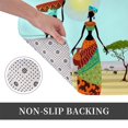 thumbnail image 6 of Sikiie African Women Print Flannel Anti-slip Floor Mat 16x24in, Thickened Dustproof Entrance Door Mat Floor Mat for Kitchen, Bathroom, Laundry Room, 6 of 7