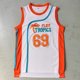 thumbnail image 3 of Camisetas de baloncesto Trillest Semi Pro Movie Jackie Moon 33 Monix 11 blancas y verdes Flint Tropics para hombre para fiesta de Halloween, 3 of 5