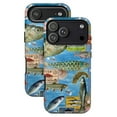 thumbnail image 2 of Vintage Fish Collage Phone Case, Retro Ocean Illustration iPhone Cover, Artistic Marine Protective Case for iPhone 17 16 15 14 13 12 11 Plus Pro Max Mini, 2 of 6
