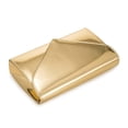thumbnail image 4 of Monedero de mano IXEBELLA de piel sintética metalizada con espejo dorado, 4 of 6