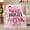 Merry Bright Pink, variant on Empowering Breast Cancer Awareness Warrior Heart One Day, Cozy Typography Art Scene, Warm Flannel Blanket for Living Room and Reading Nook, Art Lovers Thanksgiving Gift, Artistic Home Decor