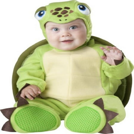 InCharacter Baby's Tiny Turtle Costume, Green, Medium