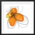 thumbnail image 2 of Art.com Orange Petals Art Print by Jan Weiss, Black Frame Wall Art, 21" x 21", 2 of 5