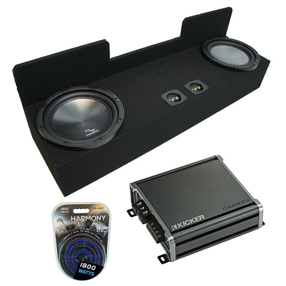 1995-2004 Toyota Tacoma Ext Cab Truck Harmony A122 Dual 12" Sub Box & CXA800.1