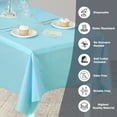 thumbnail image 3 of Craft And Party, 54" X 100 Ft. Plastic Table Cover Roll for Party, Banquet, Picnic, Kids Activities for Any Size and Shape Table, 3 of 6