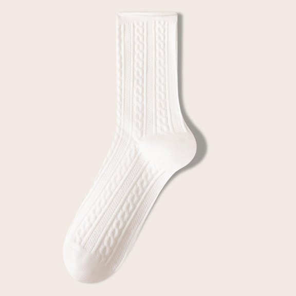 Riecok Womens Crew Socks Lightweight Cushioned Socks Mid Calf Stretched Soft Comfortable Socks for Travel Hiking and Running