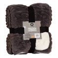thumbnail image 1 of Frazada Home Trends Borrega De Jacquard Lisa +Borrega, Costura De Látigo, 1 of 3