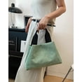 thumbnail image 2 of Kukuzhu Tote Bag Women Stylish Satchel Bags Corduroy Retro Hobo Bag Casual Soft Handbag Purse, 2 of 7