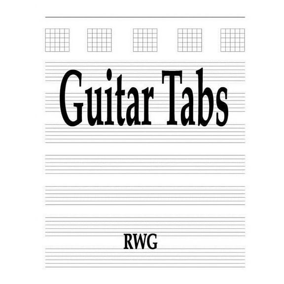 Guitar Tabs: 50 Pages 8.5" X 11", (Paperback)