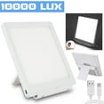 thumbnail image 1 of Light Therapy Lamp  UV-Free 10000 Lux LED Light  Simulation Natural Therapy Sun Lamp  Touch Control  Stepless Brightness Level  Timer Function for Home/Office Use, 1 of 10