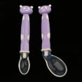 thumbnail image 2 of 2Pcs/Set Baby Feeding Spoon Soft Silicone Spoons Newborn Infant Feeder Flatware, 2 of 10