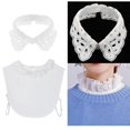 thumbnail image 1 of 2x cuello desmontable para mujer de imitación de encaje floral con cuello de imitación Hugo Collar falso de mujer, 1 of 10