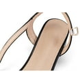 thumbnail image 3 of Dsscvnef Women's Spring and Summer Buckle Sandals Slim Open Toe Heel Medium Heel Shoes, 3 of 9